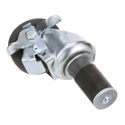 Component Hardware Group CMS3-3BBN Swivel Stm Castr W/Brk 3 W  1-1/2 Od Tubing