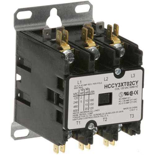 Blodgett 5923 3-Pole Contactor 30/40A 120V